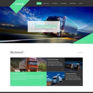 Criar Site Transporte Joomla Responsivo 133 Com Admin Fácil de Editar