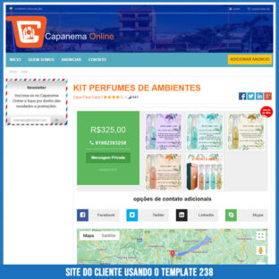 Guia Comercial Template Wordpress 238 Com Painel de Controle Fácil de Editar