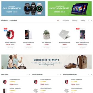 Template Loja Virtual Magento esponsivo 586 v3