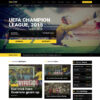 Criar Site Futebol Joomla Responsivo 952 Com Admin Fácil de Editar