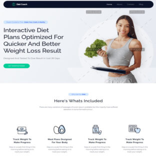 Criar Site Nutricionista Dieta