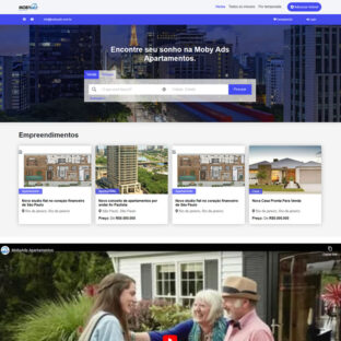 Criar Site Imóveis Imobiliária Script PHP Responsivo Português 1599 S