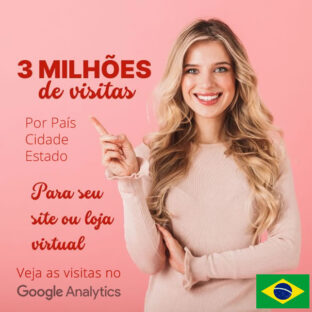 3 milhões de visitas tráfego pago