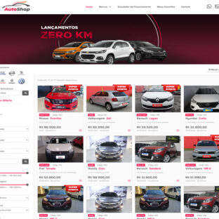 Criar site Venda de Carros Tema Wordpress 1611 Fácil de Editar