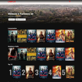 Criar Sites Estilo Netflix Clone Tema WordPress 1732