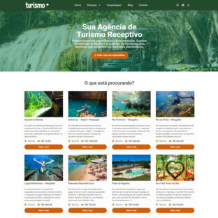 Criar Site Agência de Turismo Tema Wordpress Elementor 1739 Fácil de Editar