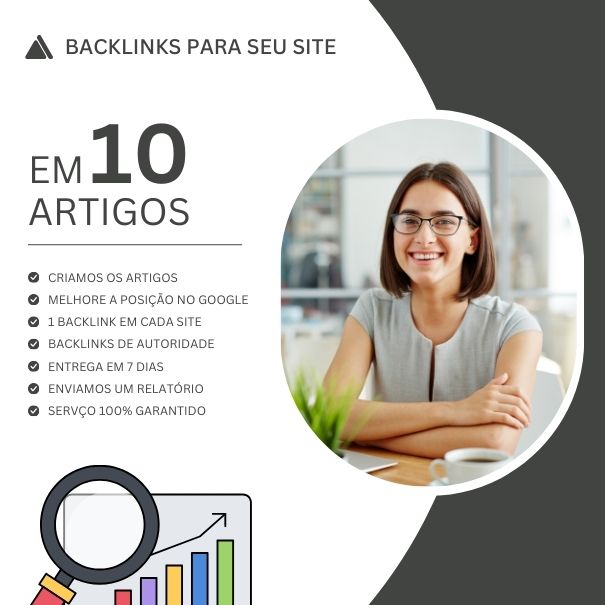 10 Backlinks em 10 Artigos Criados Por Nós