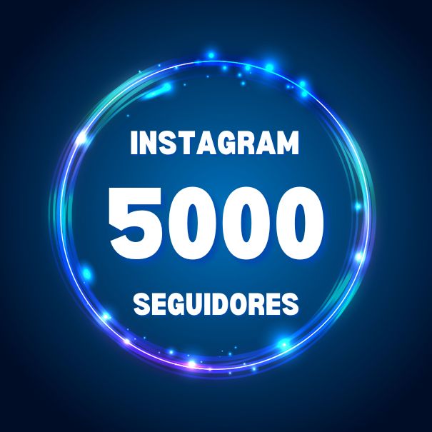 5 mil seguidores no instagram