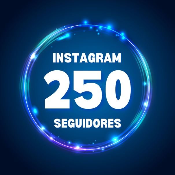 250 seguidores no instagram