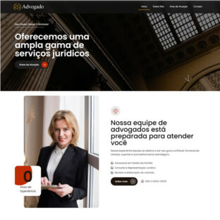 Criar Site Advogado Advogada Advocacia Landing Page Wordpress Elementor 1821