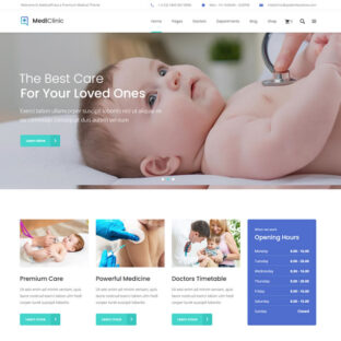 Criar Site Pediatra Pediatria Template Wordpress Elementor Fácil de Editar 1828