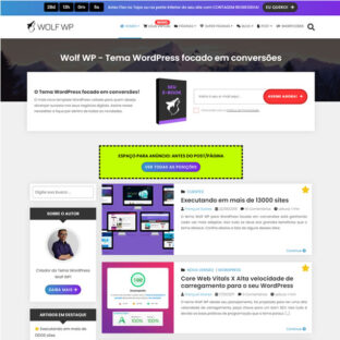 Criar Site Blog Com Anúncios Para Adsense E Com Loja Virtual Template Wordpress Português Fácil de Editar 1842