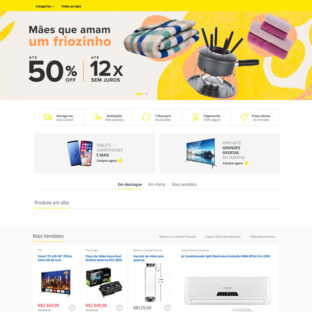 Criar Site Estilo Mercado Livre Template Wordpress Script PHP Fácil de Editar 1854