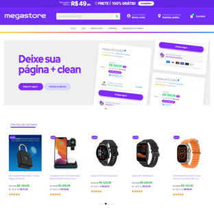 Criar Site Loja Virtual Template Wordpress Português Fácil de Editar 1900